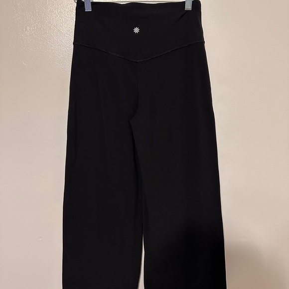 Athleta Elation Wide Leg Crop Pants size small black - Picture 4 of 6